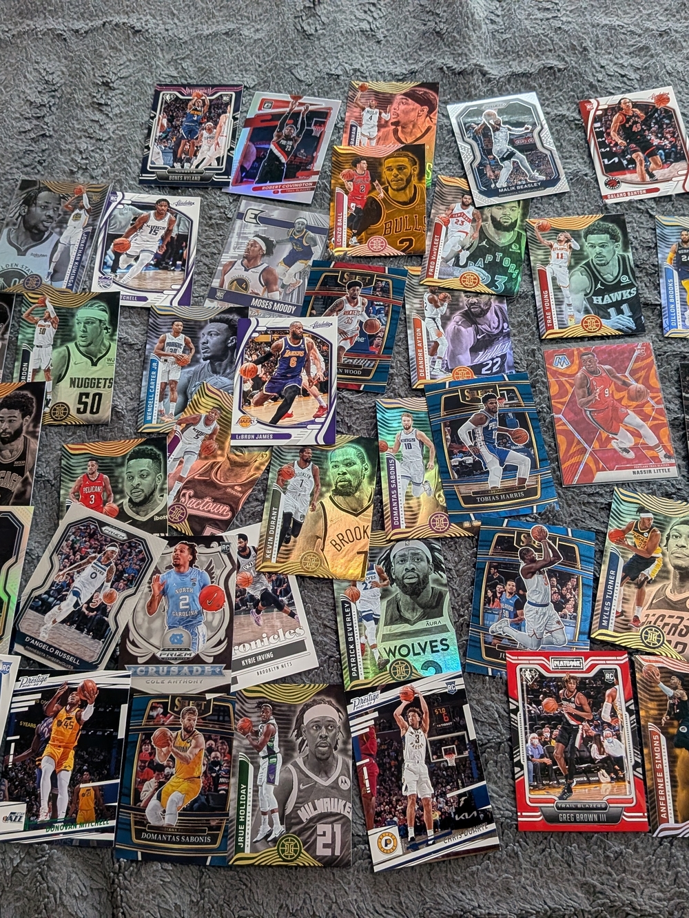 50 Card 2020-21 Basketball NBA Card Lot